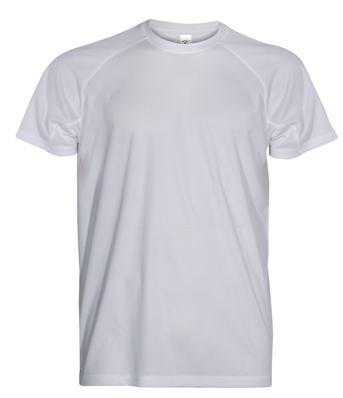 Μπλουζάκι παιδικό πικέ dry fit WHITE